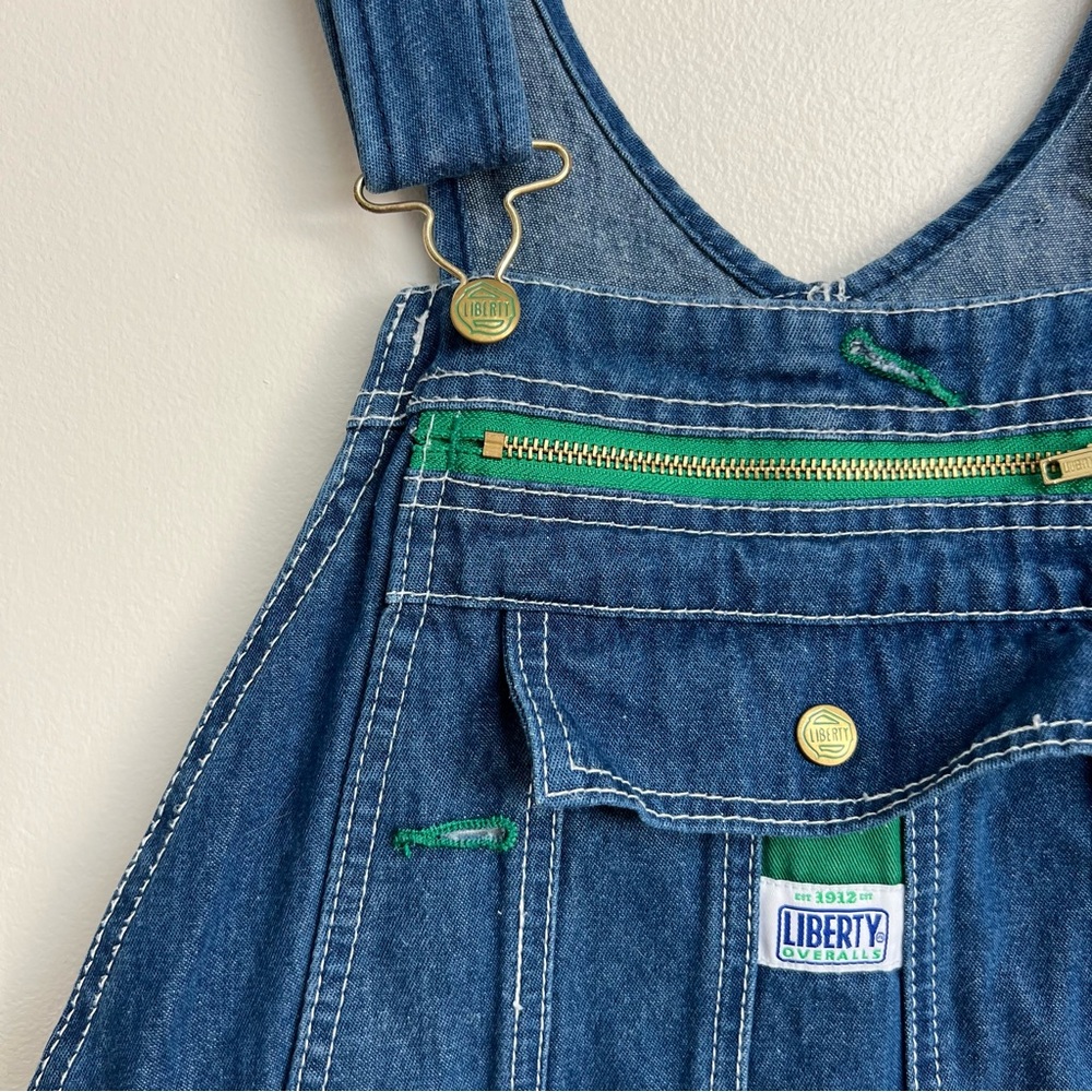 Liberty Denim Cut Off Shorts Overalls size 32 - Picture 4 of 12